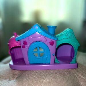 Littlest Pet Shop Triple Dog House w/ Opening Door LPS Purple Blue Green